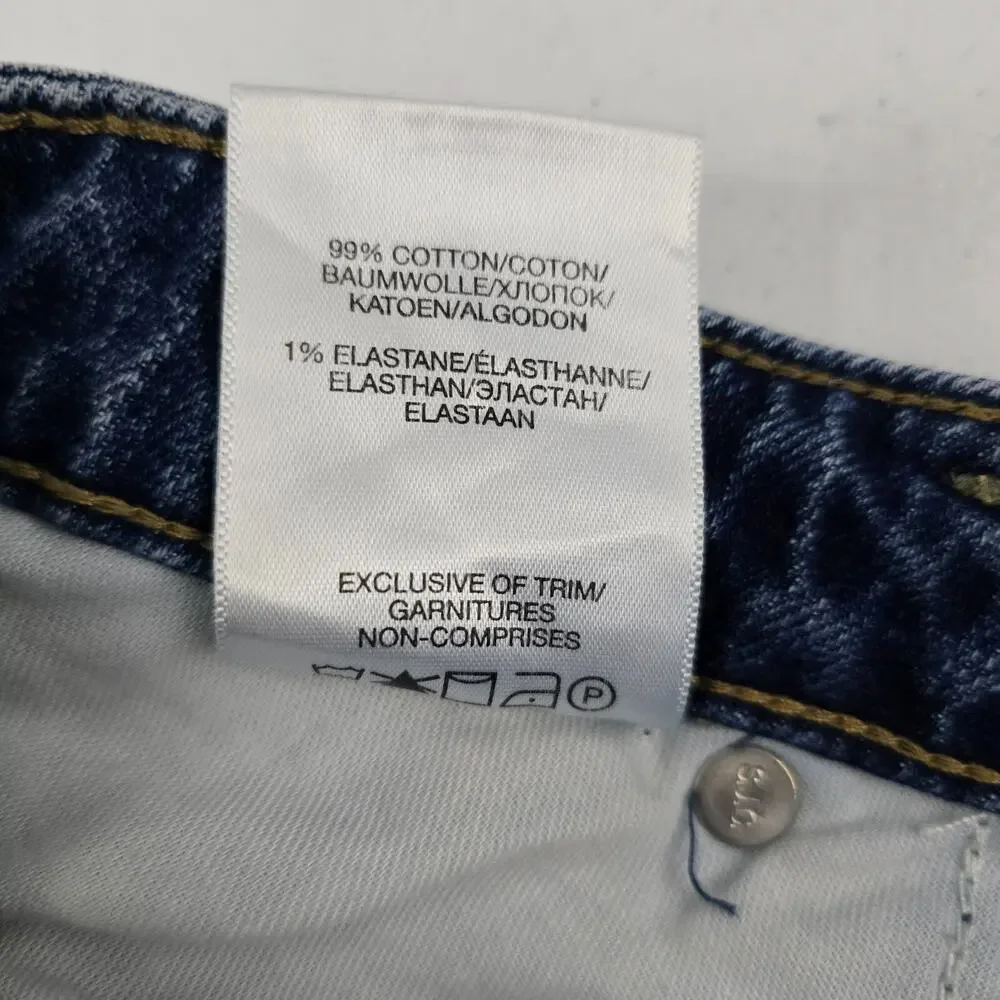 Silver Jeans boyfriend shorts womens denim 24 blue L4.5‎ 5217